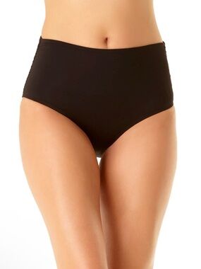 Anne Cole Women's Live In Color Convertible High Waist Shirred Swim Bottom